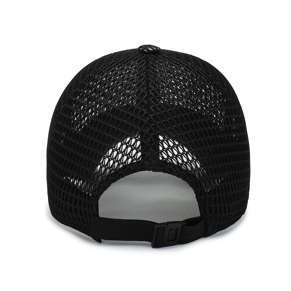 Breathable Men Mesh Baseball Cap Summer Snapback Trucker Hat For Outdoor Comfort 2