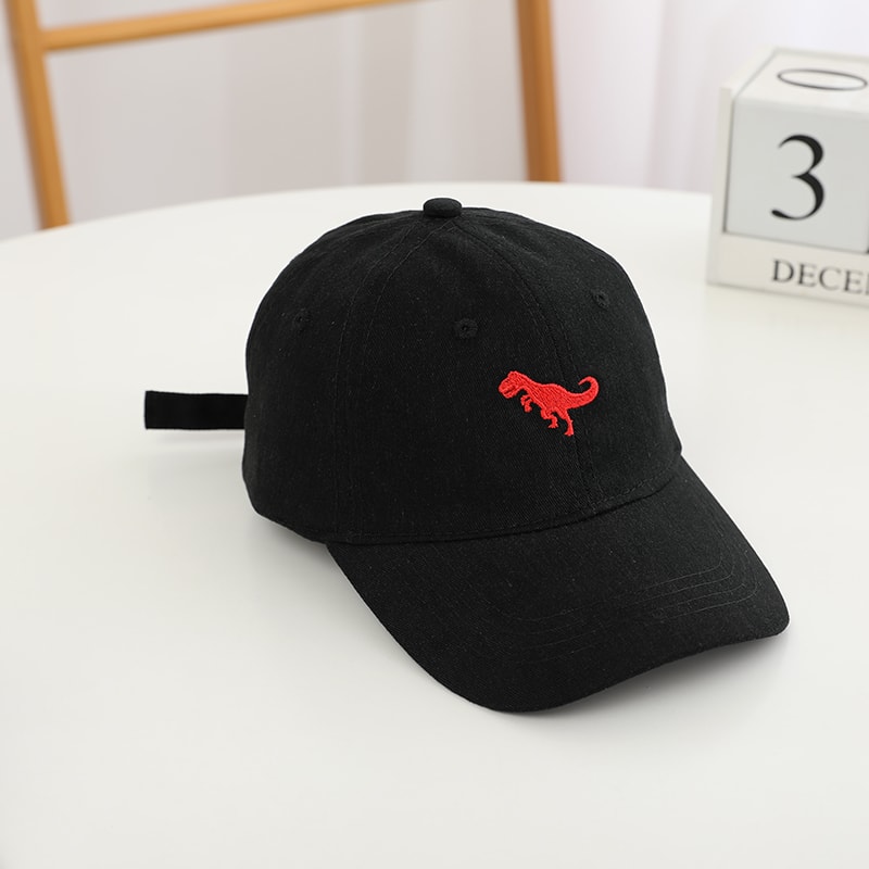 Dinosaur Embroidered Kids Baseball Cap Adjustable Summer Sun Hat For Boys Girls 5