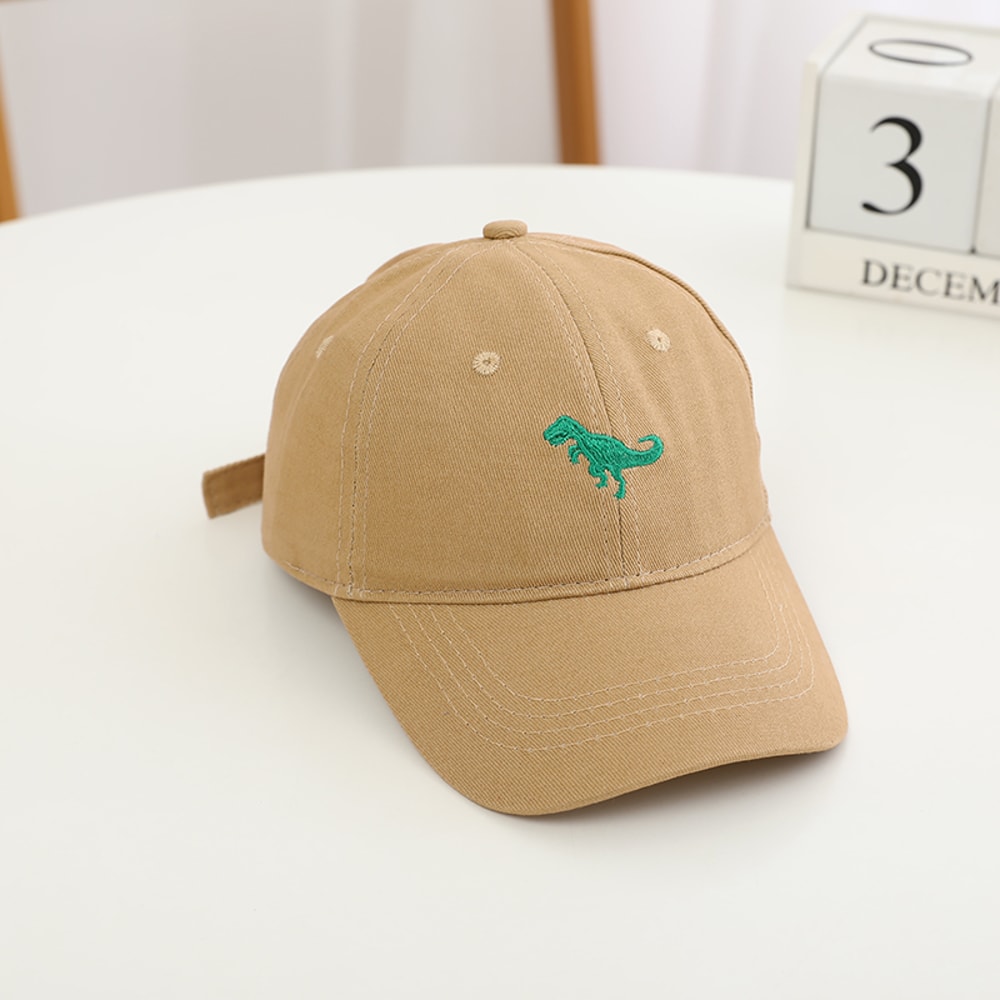 Dinosaur Embroidered Kids Baseball Cap Adjustable Summer Sun Hat For Boys Girls 7