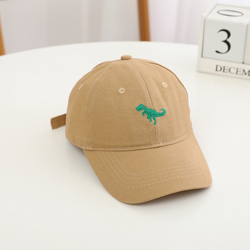 Dinosaur Embroidered Kids Baseball Cap Adjustable Summer Sun Hat For Boys Girls 7