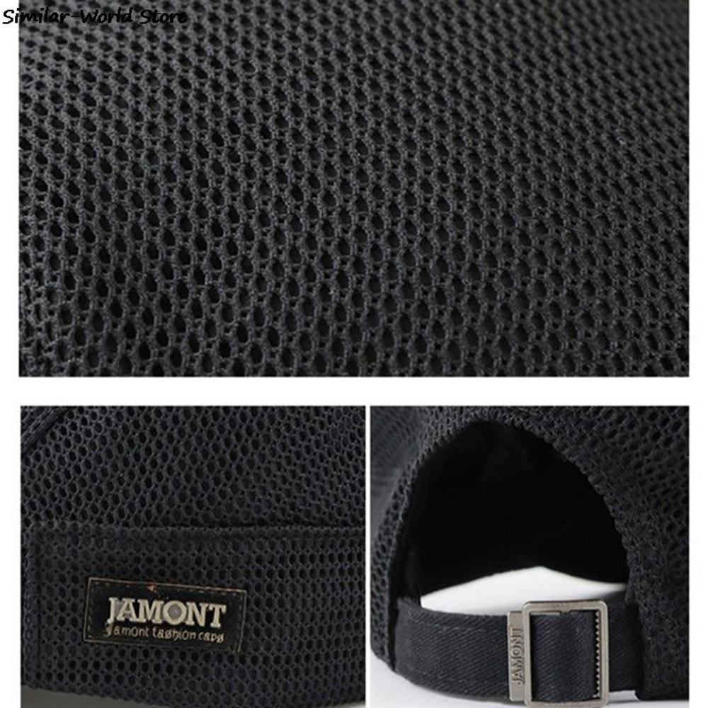 Breathable Mesh Summer Baseball Cap for Men, Lightweight Outdoor Fishing Trucker Hat