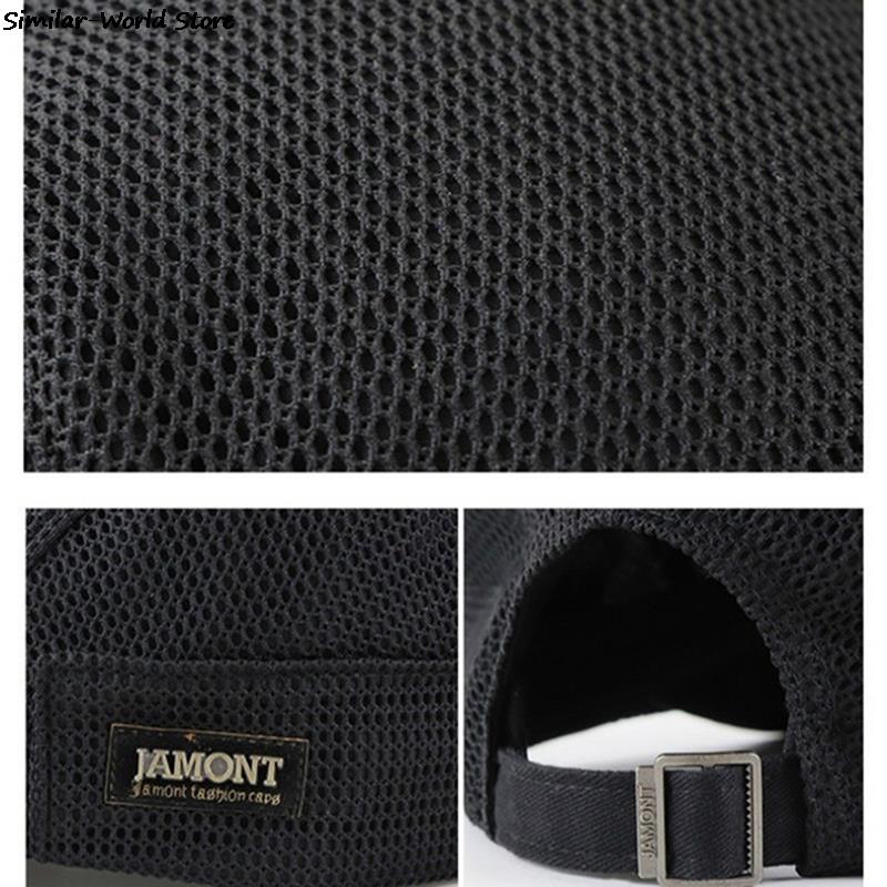 Breathable Mesh Summer Baseball Cap for Men, Lightweight Outdoor Fishing Trucker Hat