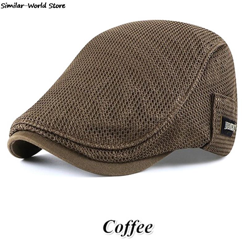 Breathable Mesh Summer Baseball Cap for Men, Lightweight Outdoor Fishing Trucker Hat