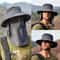 Quick Dry Fishing Hat With Face Cover Breathable Sun Protection Hat 0