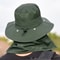 Quick Dry Fishing Hat With Face Cover Breathable Sun Protection Hat 1