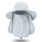 Quick Dry Fishing Hat With Face Cover Breathable Sun Protection Hat 12