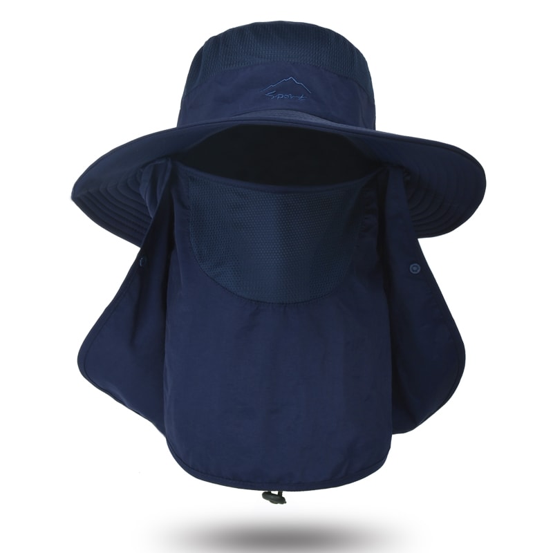 Quick Dry Fishing Hat With Face Cover Breathable Sun Protection Hat 13