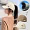 High Ponytail Baseball Cap For Women Breathable Summer Cap Women Sun Visor Adjustable Hat 0