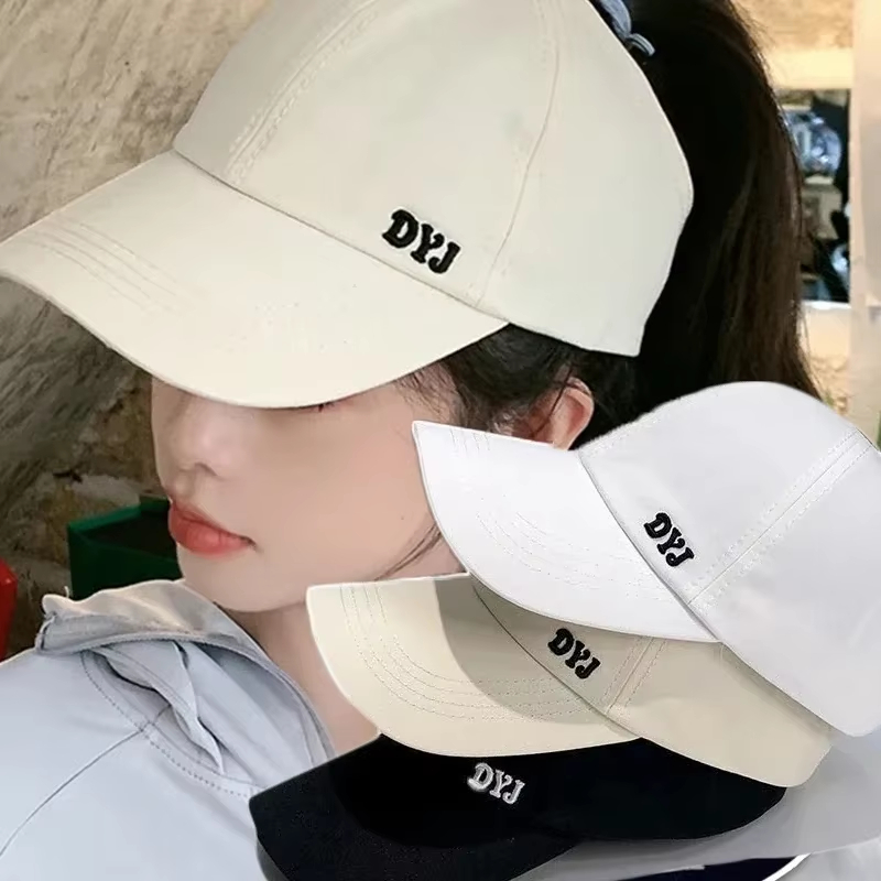 High Ponytail Baseball Cap For Women Breathable Summer Cap Women Sun Visor Adjustable Hat 3