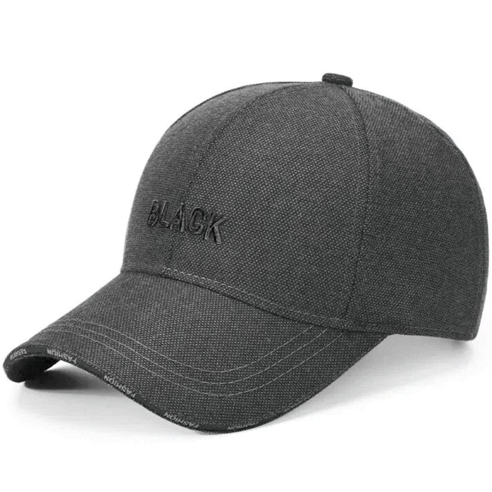 Classic Black Embroidered Baseball Cap Unisex Summer Hat For Outdoor Sports Daily Wear 6