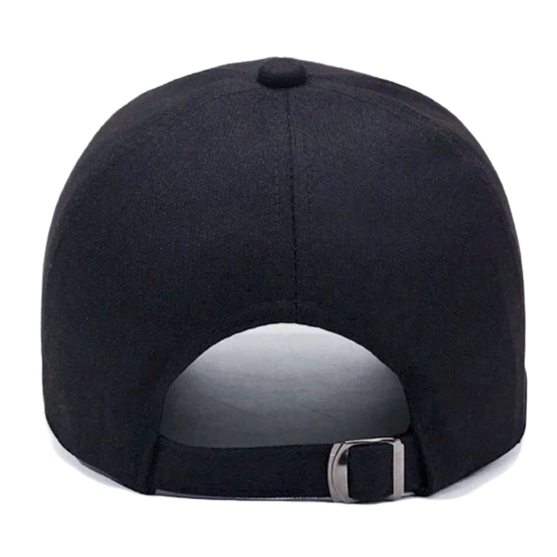 Classic Black Embroidered Baseball Cap Unisex Summer Hat For Outdoor Sports Daily Wear 4