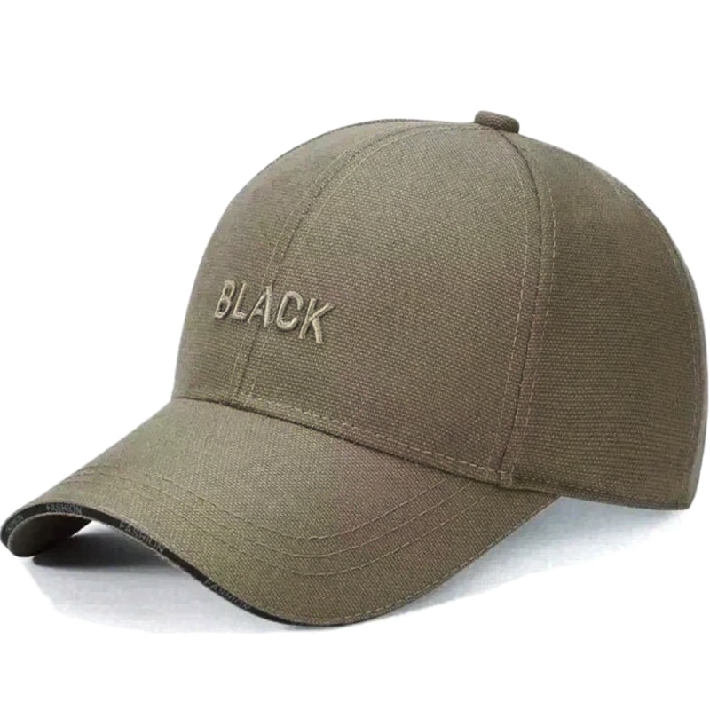Classic Black Embroidered Baseball Cap Unisex Summer Hat For Outdoor Sports Daily Wear 8