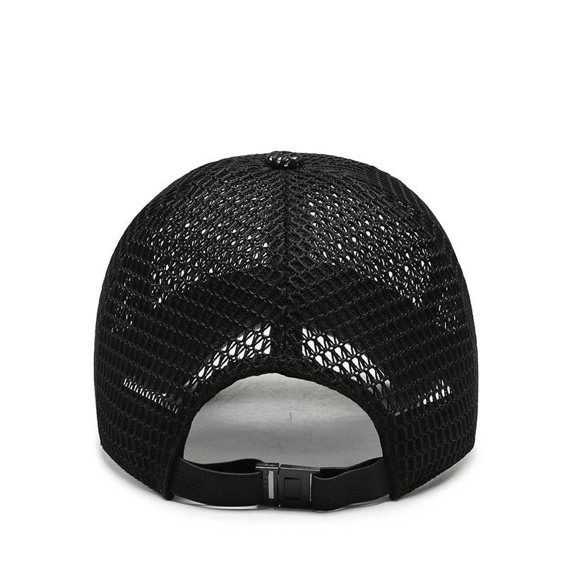 Breathable Mesh Trucker Snapback Cap For Men Lightweight Summer Outdoor Hat 4