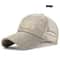 Breathable Linen Mesh Snapback Baseball Cap For Men Lightweight Summer Sports Hat 6