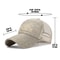 Breathable Linen Mesh Snapback Baseball Cap For Men Lightweight Summer Sports Hat 4