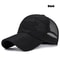 Breathable Linen Mesh Snapback Baseball Cap For Men Lightweight Summer Sports Hat 7