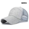 Breathable Linen Mesh Snapback Baseball Cap For Men Lightweight Summer Sports Hat 8