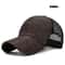 Breathable Linen Mesh Snapback Baseball Cap For Men Lightweight Summer Sports Hat 9