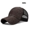 Breathable Linen Mesh Snapback Baseball Cap For Men Lightweight Summer Sports Hat 9