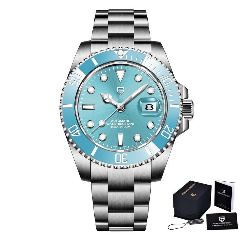 PAGANI Design Automatic Mechanical Watch For Men Waterproof Stainless Steel Luxury Timepiece 10