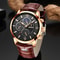 LIGE Luxury Mens Leather Watch Waterproof Quartz Sport Timepiece 0