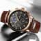 LIGE Luxury Mens Leather Watch Waterproof Quartz Sport Timepiece 1