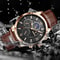 LIGE Luxury Mens Leather Watch Waterproof Quartz Sport Timepiece 2