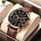 LIGE Luxury Mens Leather Watch Waterproof Quartz Sport Timepiece 10