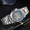 Luxury Skeleton Automatic Watch For Men Waterproof Stainless Steel Business Timepiece 2