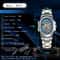 Luxury Skeleton Automatic Watch For Men Waterproof Stainless Steel Business Timepiece 5