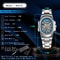 Luxury Skeleton Automatic Watch For Men Waterproof Stainless Steel Business Timepiece 5