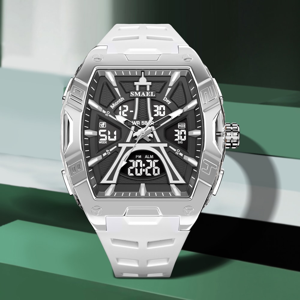 Waterproof Digital Sport Watch With Alarm Night Light Quartz Precision For Men And Women 1