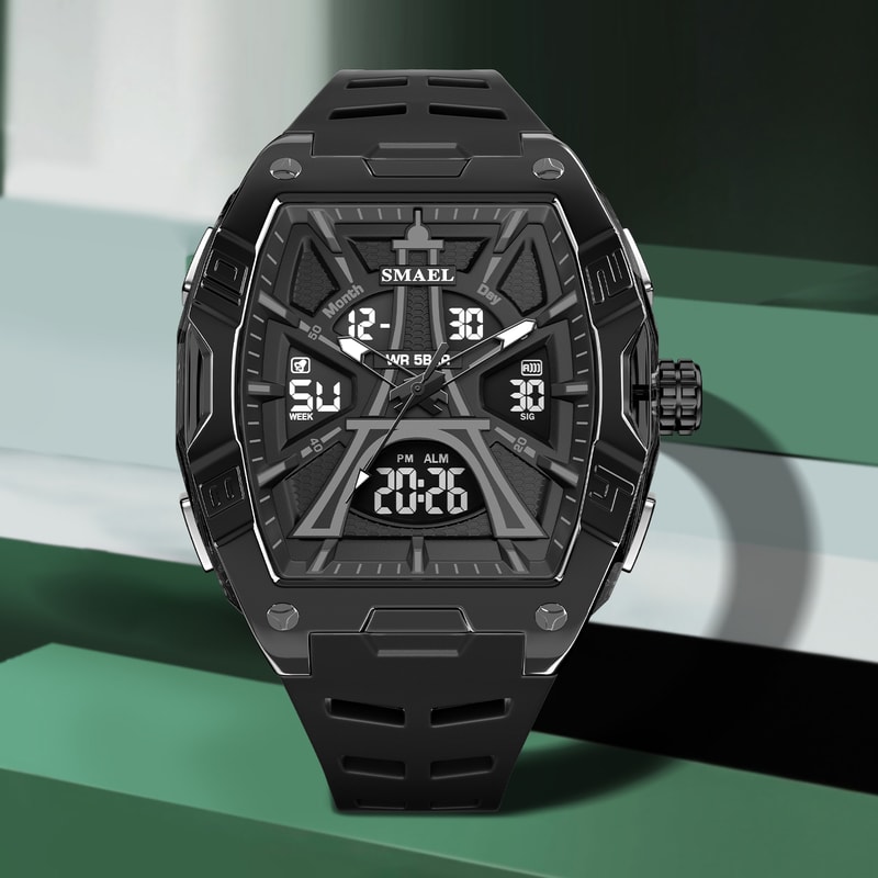 Waterproof Digital Sport Watch With Alarm Night Light Quartz Precision For Men And Women 2