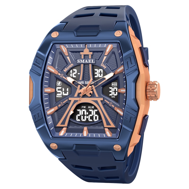 Waterproof Digital Sport Watch With Alarm Night Light Quartz Precision For Men And Women 6