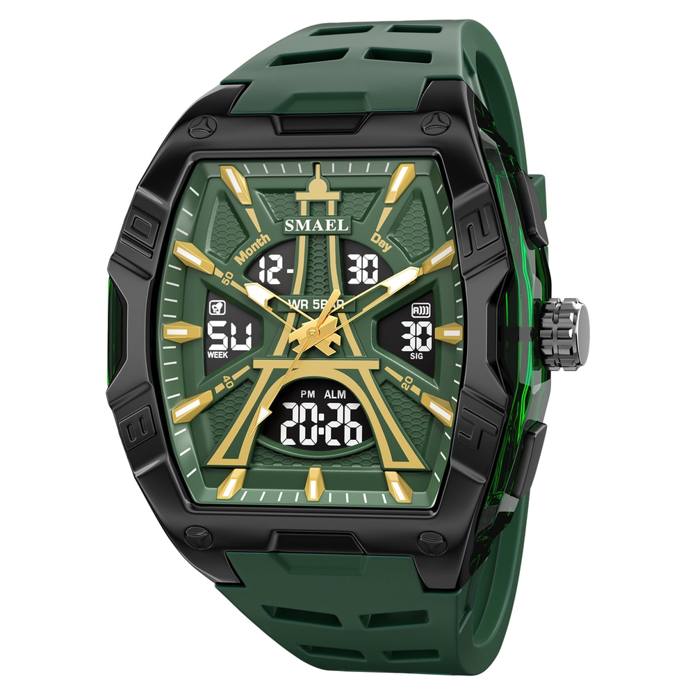 Waterproof Digital Sport Watch With Alarm Night Light Quartz Precision For Men And Women 8