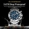 Luxury Men Chronograph Watch Waterproof Stainless Steel Luminous Calendar Timepiece 3