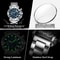 Luxury Men Chronograph Watch Waterproof Stainless Steel Luminous Calendar Timepiece 4