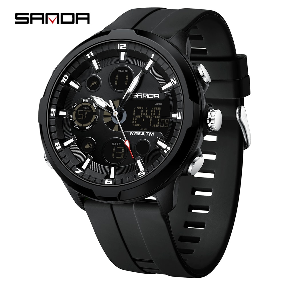 Tactical Digital Military Watch For Men Waterproof LED Sports Wristwatch 6