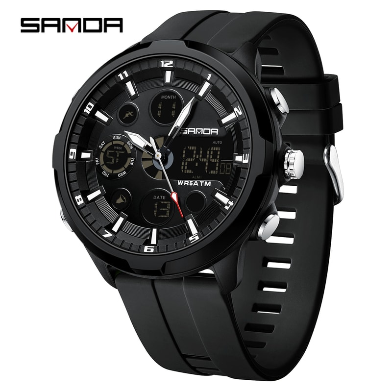 Tactical Digital Military Watch For Men Waterproof LED Sports Wristwatch 6
