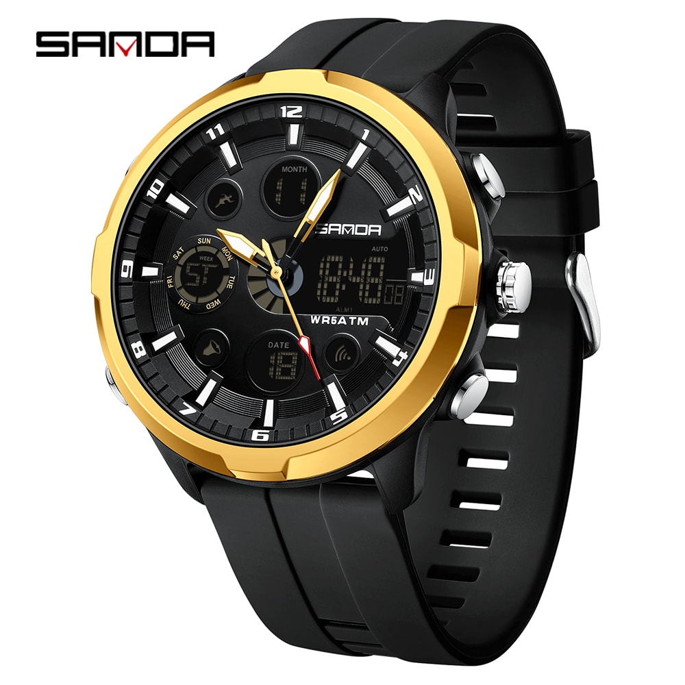 Tactical Digital Military Watch For Men Waterproof LED Sports Wristwatch 7