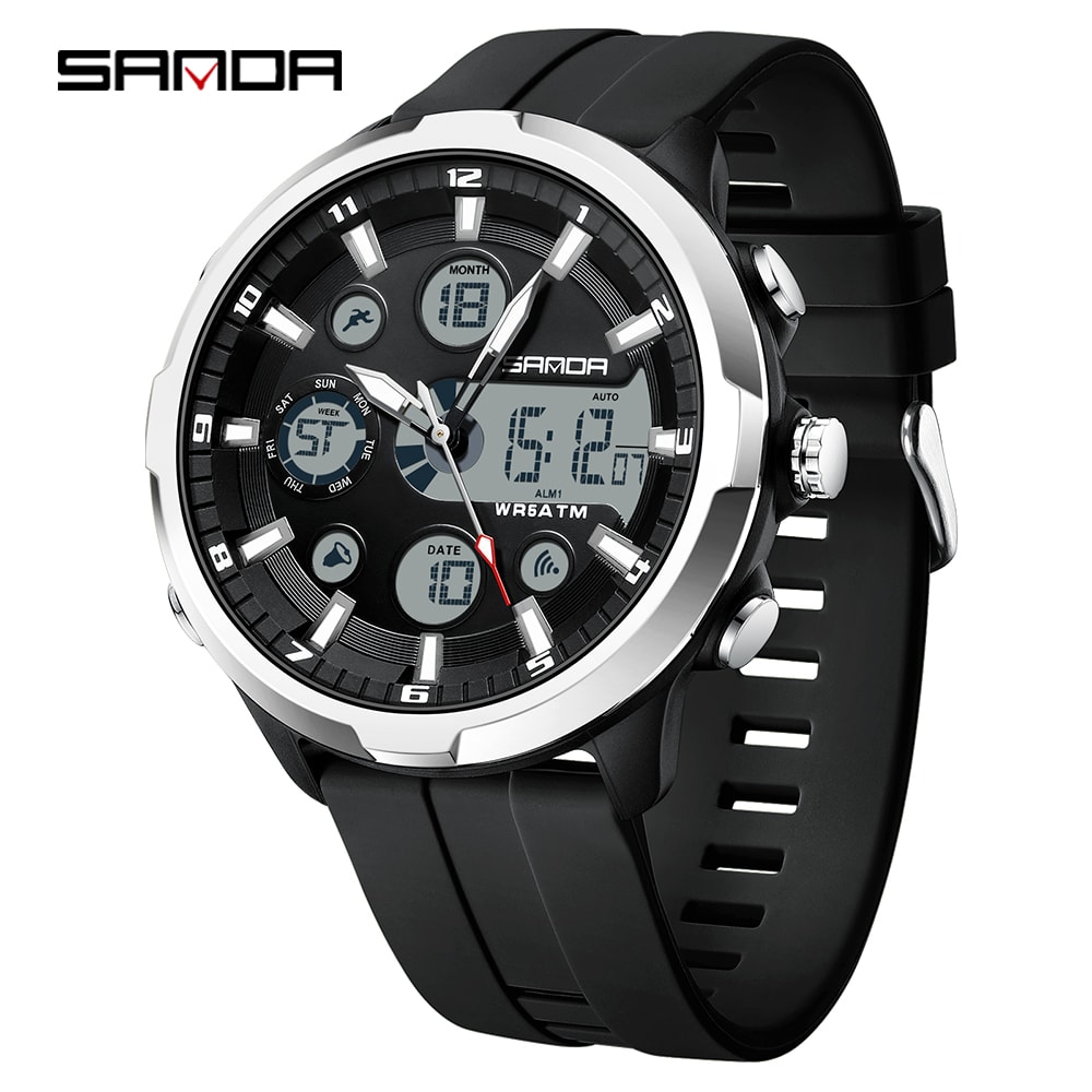 Tactical Digital Military Watch For Men Waterproof LED Sports Wristwatch 8