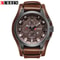 Luxury Leather Strap Mens Watch Quartz Waterproof Casual Sports Wristwatch 3
