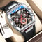Luminous Waterproof Chronograph Mens Sports Watch With Silicone Strap 5