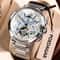 Luxury Automatic Mechanical Watch For Men With Tourbillon Stainless Steel Design 5