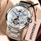 Luxury Automatic Mechanical Watch For Men With Tourbillon Stainless Steel Design 5