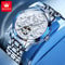 Luxury Skeleton Automatic Watch For Men Waterproof Luminous Mechanical Wristwatch 2