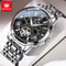 Luxury Skeleton Automatic Watch For Men Waterproof Luminous Mechanical Wristwatch 6