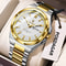 Men Luxury Stainless Steel Watch Waterproof Luminous Quartz Sports Wristwatch 11
