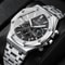 Luxury Waterproof Stainless Steel Watch Luminous Wristwatch For Men 0