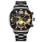 Premium Men Stainless Steel Watch Classic Analog Quartz With Calendar 7